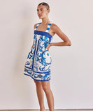 Stylish Women's Printed Halter Dress in Vibrant Colors