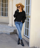 Relaxed Round Neck Sweater For Everyday Comfort Wear
