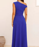 Elegant Sexy Tie Dress in Solid Colors for Effortless Style