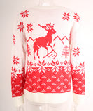Classic Christmas Tree Print Round Neck Pullover For Women