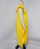 Plus-Size Loose Dress Double-Pocket Relaxed Fit Casual