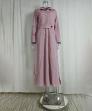 Slim-Fit Strappy Solid Color Blouse Dress For All Occasions