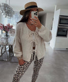 Versatile Solid Color Long Sleeve Cardigan