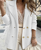Casual Long-Sleeved Jacket Coat Versatile Effortless Style
