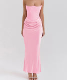Breast Top Fish Bone Sexy Slim-Fit Fishtail Dress in Style