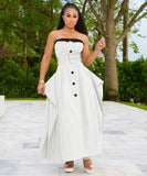 Classic Wrap Dress With Belted Flared Silhouette For Women