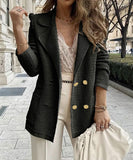 Casual Long-Sleeved Jacket Coat Versatile Effortless Style