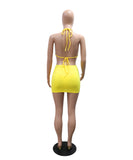 Three-Piece Beach Vacation Bikini Set for Women in Bright Colors
