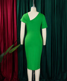 High-Waisted Button-Down Pencil Skirt with Elegant Beaded Detail