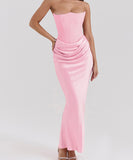 Breast Top Fish Bone Sexy Slim-Fit Fishtail Dress in Style