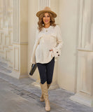 Relaxed Round Neck Sweater For Everyday Comfort Wear