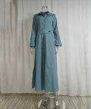 Slim-Fit Strappy Solid Color Blouse Dress For All Occasions