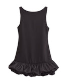 Elegant Pleated Dress For Women Sleeveless In Various Colors