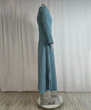 Slim-Fit Strappy Solid Color Blouse Dress For All Occasions