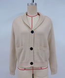 Printed Cardigan Casual Long Sleeve Sweater Everyday Comfort All Day Wear Essentials