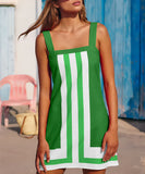 Vibrant Beach Vacation Halter Dress in Multiple Colors