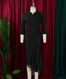 Fashion Long Sleeved Top and Lace Wrap Bottom Skirt Two Piece Set African Outfit