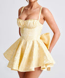 Elegant Strappy Evening Dress with Bowknot in Multiple Colors