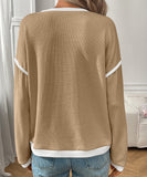 Artist's Palette Round-Neck Knit Top