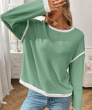 Artist's Palette Round-Neck Knit Top
