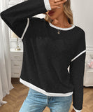 Artist's Palette Round-Neck Knit Top