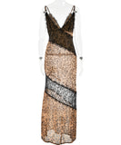 V-Neck Patchwork Strapless Dress Set With Sexy Silhouette For Evening Wear And Party