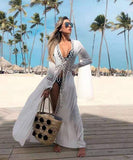 Stylish Bikini Smock Loose Long Cape Cardigan for Beach Bliss