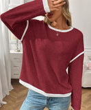 Artist's Palette Round-Neck Knit Top