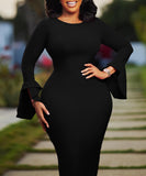 Fashionable Shirt With Flared Skirt Dress Long Sleeve Available In White Yellow Red Black
