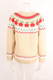 Classic Festive Hooded Christmas Tree Print Sweater