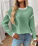 Artist's Palette Round-Neck Knit Top