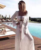 Stylish Bikini Smock Loose Long Cape Cardigan for Beach Bliss