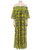 Plus Size Long Sleeve Maxi Dress Comfortable Stretchy Elegant