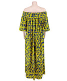 Plus Size Long Sleeve Maxi Dress Comfortable Stretchy Elegant