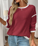 Artist's Palette Round-Neck Knit Top