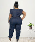 Western Denim Jumpsuit