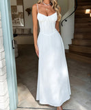 Elegant Halter A-Line Maxi Dress in Stylish Colors for You