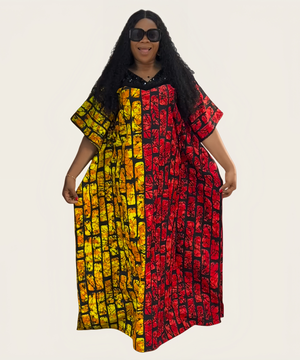 Patchwork Sequin Dress Plus Size Elegant Evening Gown Ideal Party Wear Festive Silhouette