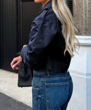 Casual Vacation Button-Down Long-Sleeved Coat Easy-Care Relaxed-Fit Travel Layer