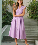 V Neck Pleated Zip Up Wrap Dress Cinched Waist Sexy