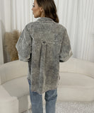 Color-Matched Women's Down Jacket with Thick Padding and Cowl Neck