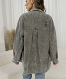 Color-Matched Women's Down Jacket with Thick Padding and Cowl Neck