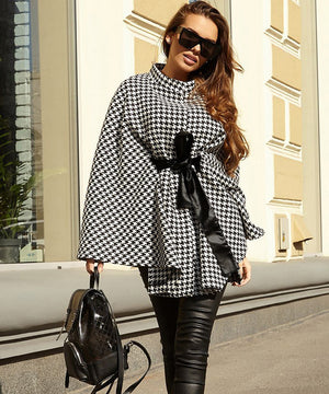 Gingham Elegance Coat
