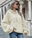 Women's Hooded Fleece Sweatshirt Jacket in Stylish Colors
