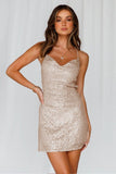 Chic V-Neck Halter Dress with Fringe Sequins and Feather Accents