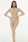 Chic Long Sleeve Yoga Jumpsuit for Active Lifestyle