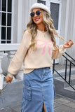 Chic Bow-Detail Long-Sleeved Sweater in Solid Colors
