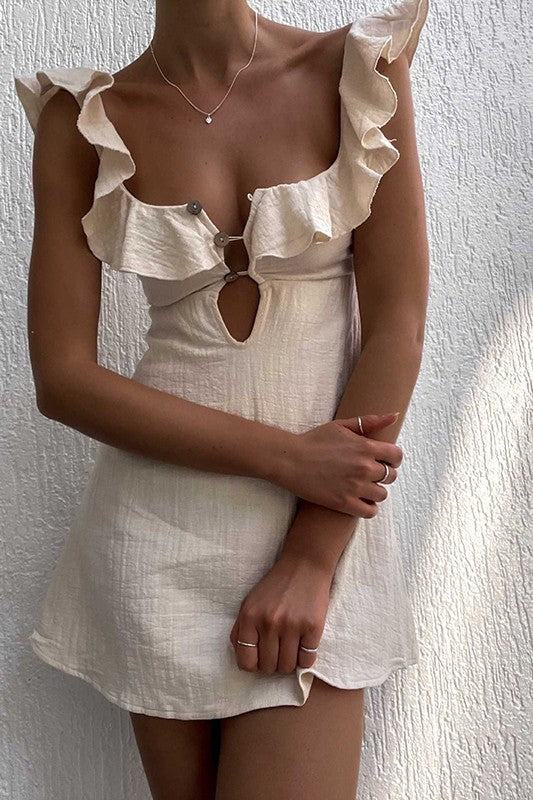 Chic Halter Peplum Skirt for Effortless Elegance