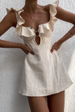 Chic Halter Peplum Skirt for Effortless Elegance