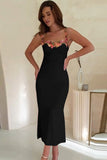 Girdle-Waist Long Skirt with Contoured Hips
